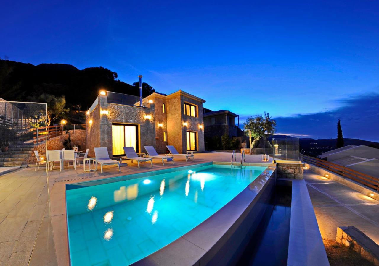 Ionian Stone Luxury Villa 尼基亚娜 外观 照片