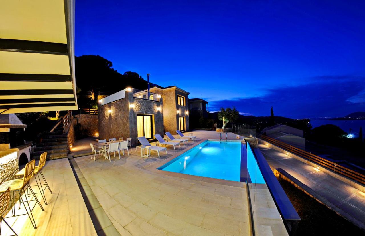 Ionian Stone Luxury Villa 尼基亚娜 外观 照片