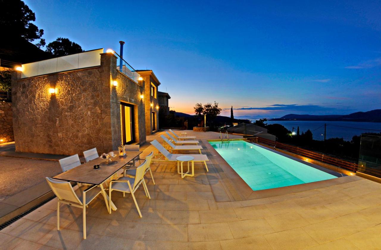 Ionian Stone Luxury Villa 尼基亚娜 外观 照片