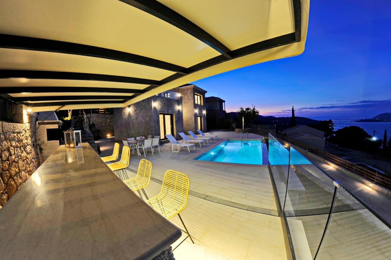 Ionian Stone Luxury Villa 尼基亚娜 外观 照片