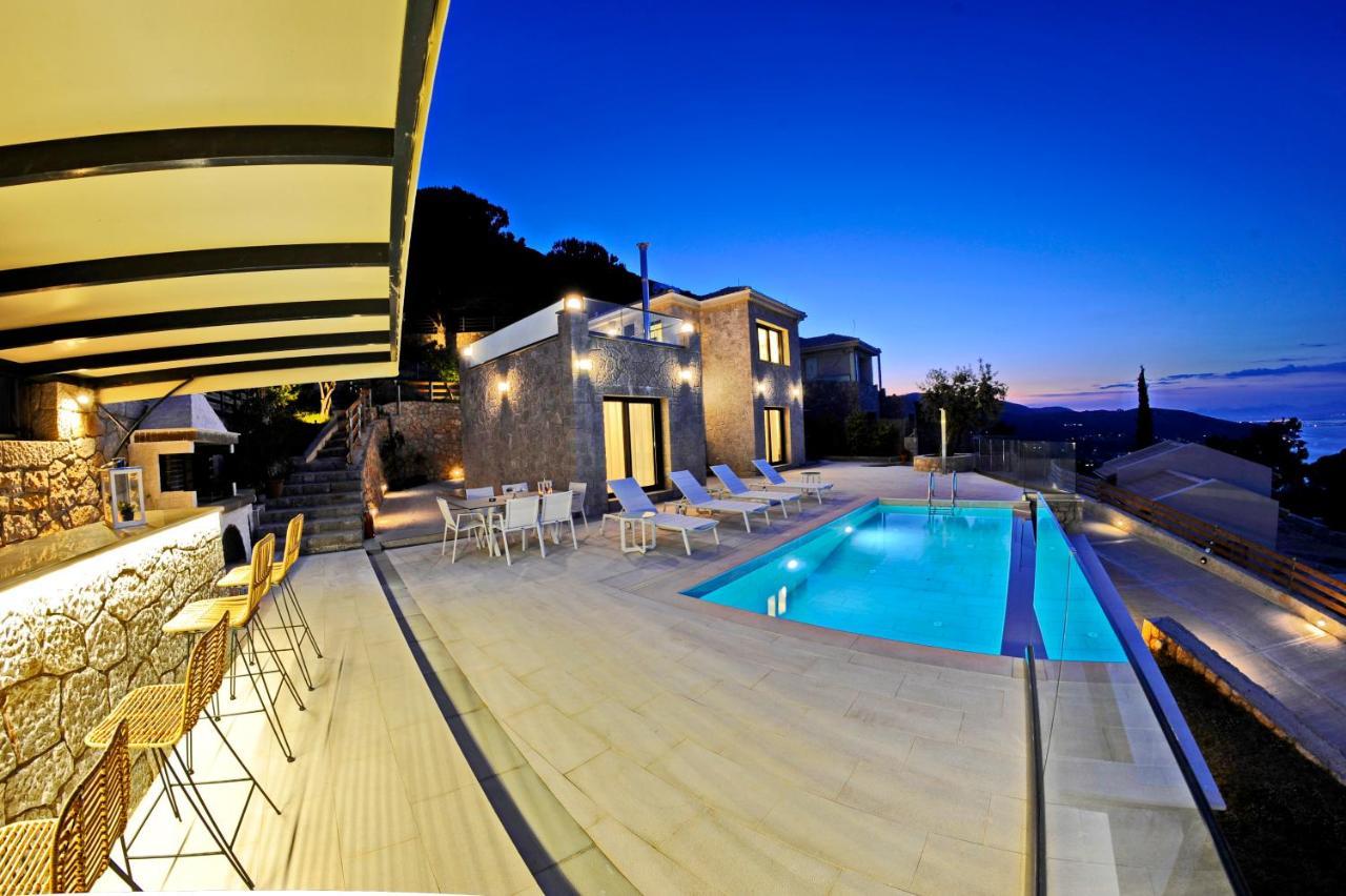 Ionian Stone Luxury Villa 尼基亚娜 外观 照片