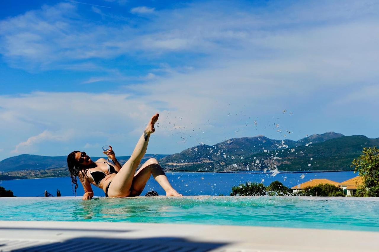 Ionian Stone Luxury Villa 尼基亚娜 外观 照片