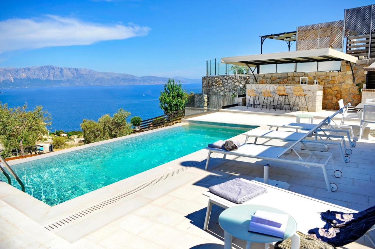 Ionian Stone Luxury Villa 尼基亚娜 外观 照片