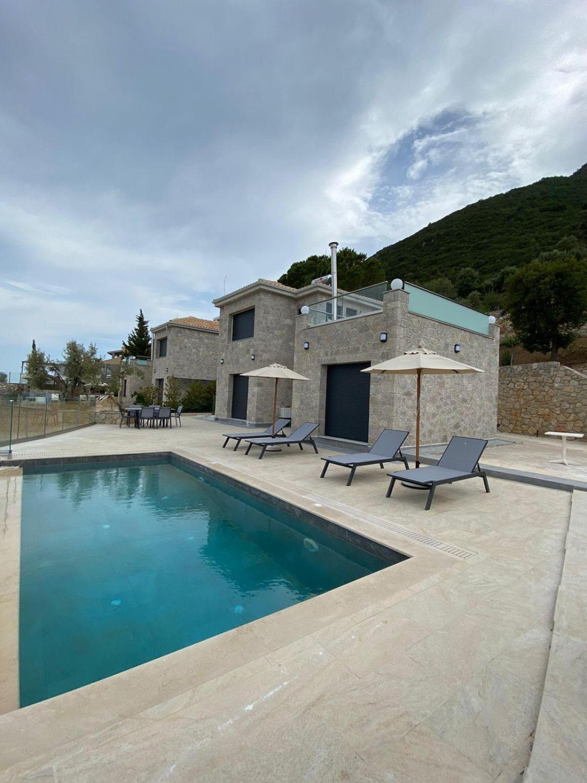 Ionian Stone Luxury Villa 尼基亚娜 外观 照片